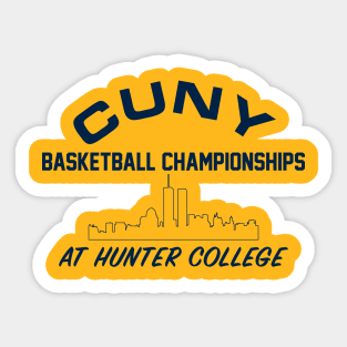 CUNY Basketball Championship Sticker